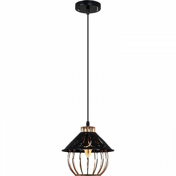 Подвесной светильник Reluce 02503 02503-0.9-01 BK+GD