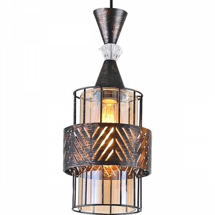 Подвесной светильник Reluce 03116 03116-0.9-03 BK+PATINA GOLD