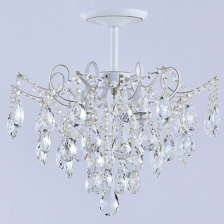 Люстра на штанге Reluce 04058-1 4 лампы WH+GOLD PN 04058-0.3-04 WH+GOLD PN