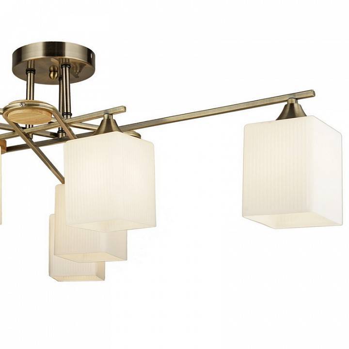 Потолочная люстра Reluce 04497 6 ламп бронза 04497-0.3-06 AB