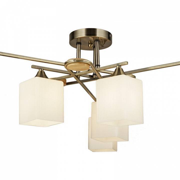 Потолочная люстра Reluce 04497 6 ламп бронза 04497-0.3-06 AB