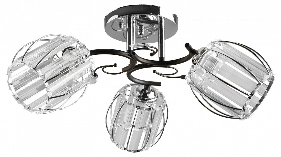 Люстра на штанге De Markt 04631-0.3-03 CR+BK