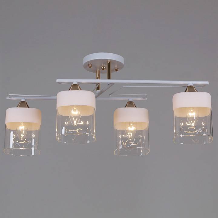 Люстра на штанге Reluce 06096 4 лампы 06096-0.3-04 WH+FG