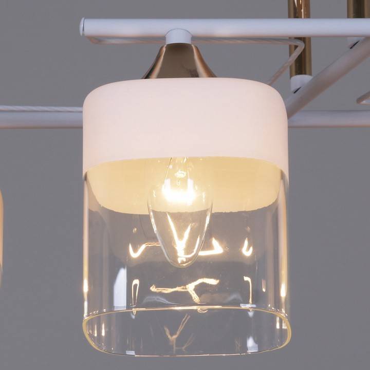 Люстра на штанге Reluce 06096 4 лампы 06096-0.3-04 WH+FG