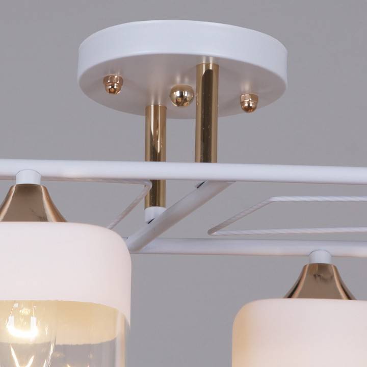 Люстра на штанге Reluce 06096 4 лампы 06096-0.3-04 WH+FG