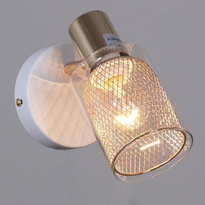 Спот Reluce 06125 белый/золото 06125-3.8-01 WH+FGD