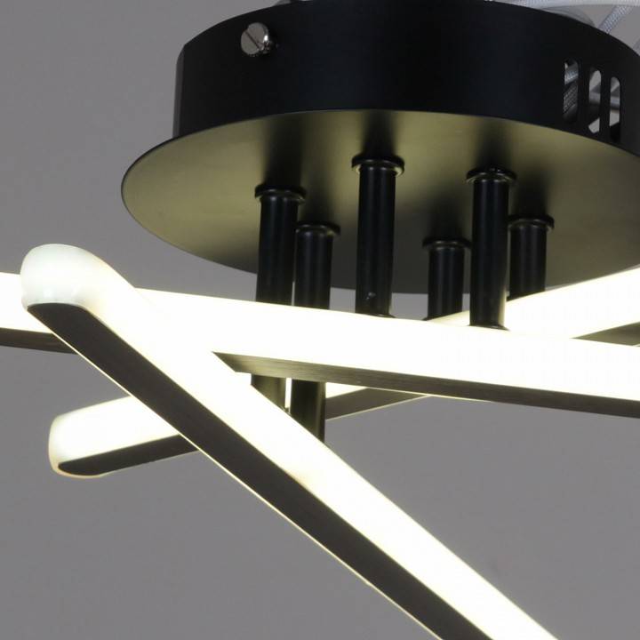 Потолочная люстра Reluce 08855-1 08855-3.3-03C BK+GY