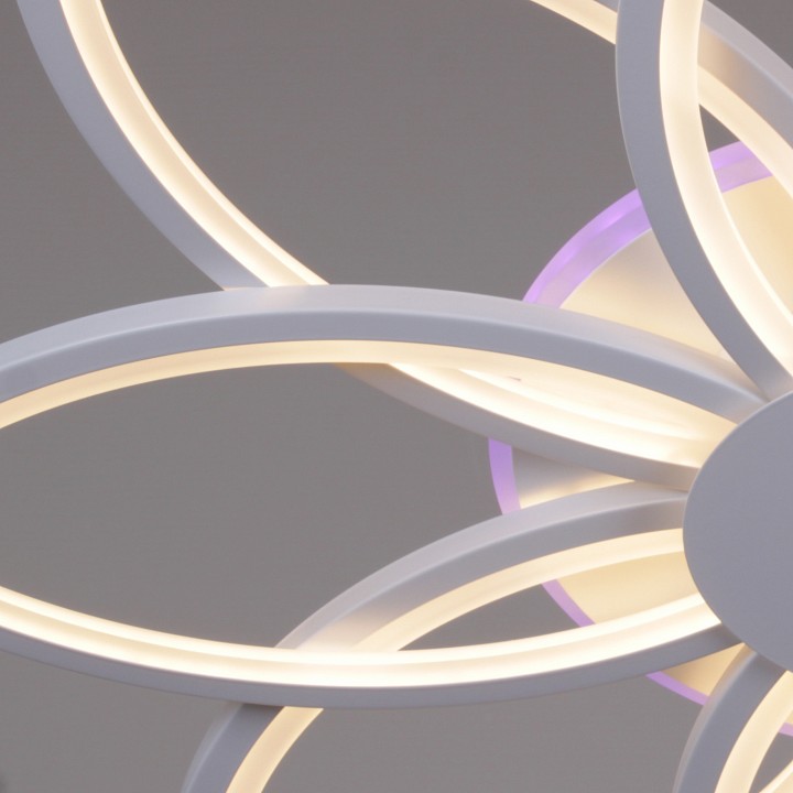 Потолочная люстра De Markt 09877-0.3-08 WH (RGB)