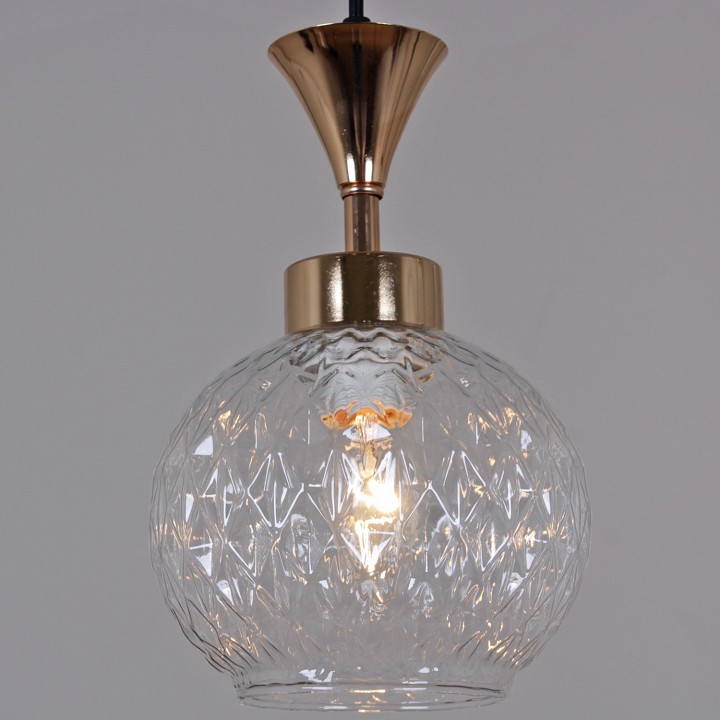 Подвесная люстра  10080-0.9-03 BK+FG