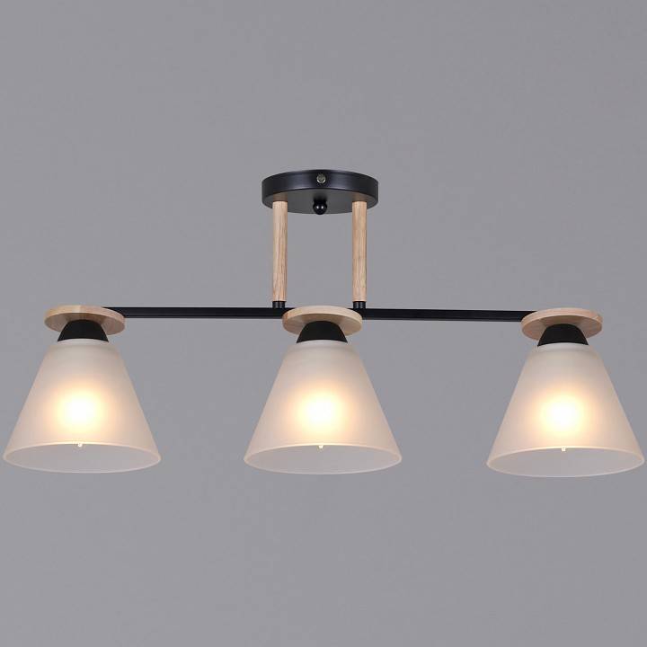 Светильник на штанге Reluce 11630 11630-0.3-03 BK+WOOD