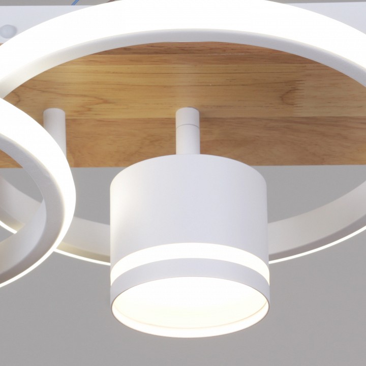 Накладной светильник 29560-0.3-2+2 WH+WOOD