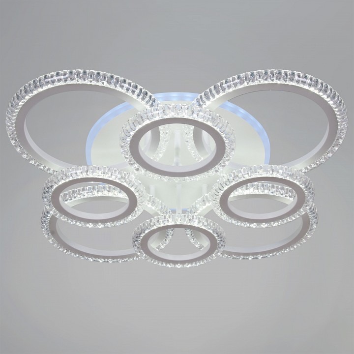 Потолочная люстра 36890-0.3-4+4A WH (RGB)