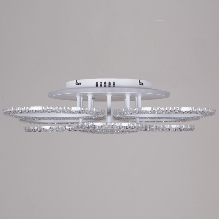 Потолочная люстра 36890-0.3-4+4A WH (RGB)