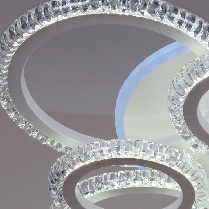 Потолочная люстра 36890-0.3-4+4A WH (RGB)