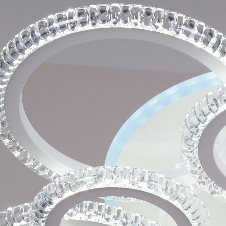 Потолочная люстра 36890-0.3-5+5A WH (RGB)