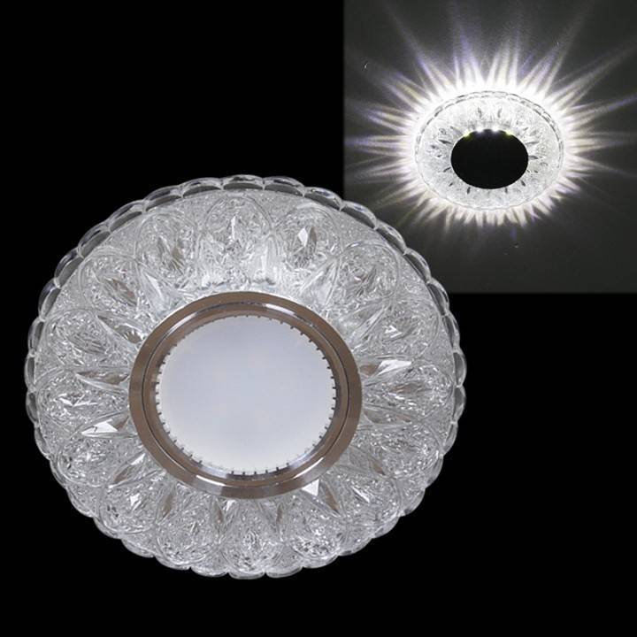 Встраиваемый светильник Reluce MR16+LED 3 Вт 4000K белый 51618-9.0-001MN