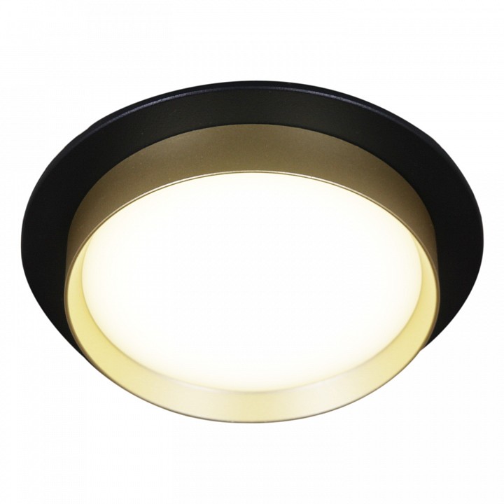 Встраиваемый светильник  53005-9.0-001RLD GX53 BK+GD