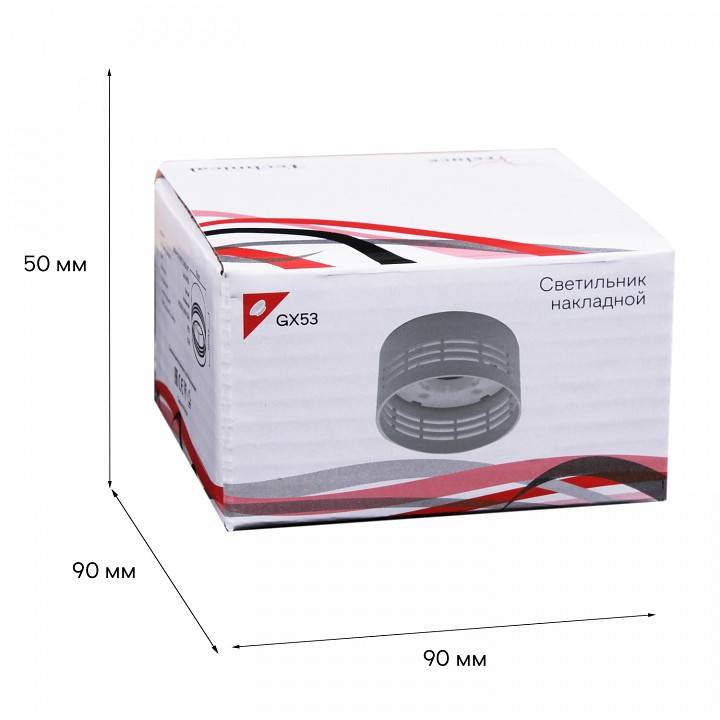 Накладной светильник Reluce 53014 53014-9.5-001CT GX53 WT