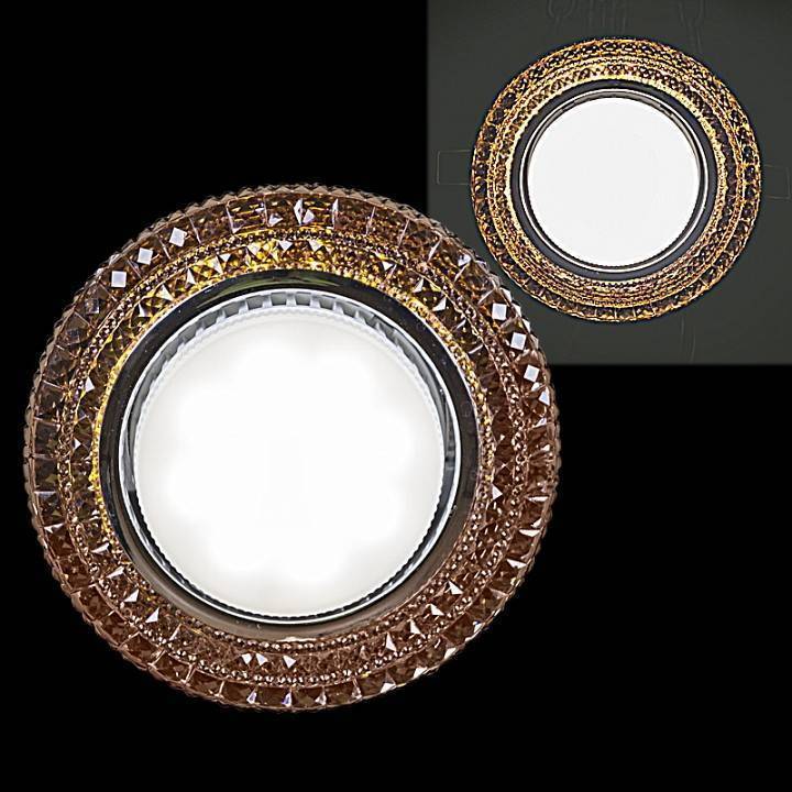 Встраиваемый светильник Reluce GX53+LED 4 Вт чайный 53201-9.0-001LF