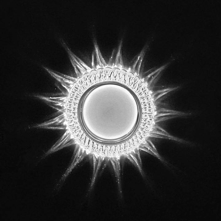 Встраиваемый светильник Reluce GX53+LED 4 Вт прозрачный 53622-9.0-001ML