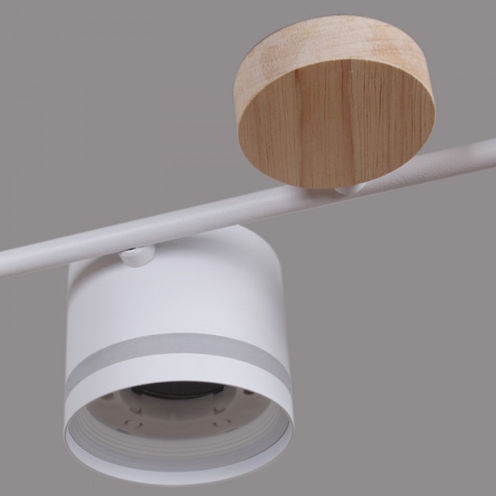 Люстра на штанге 68730-0.3-06 GX53 WH+WOOD
