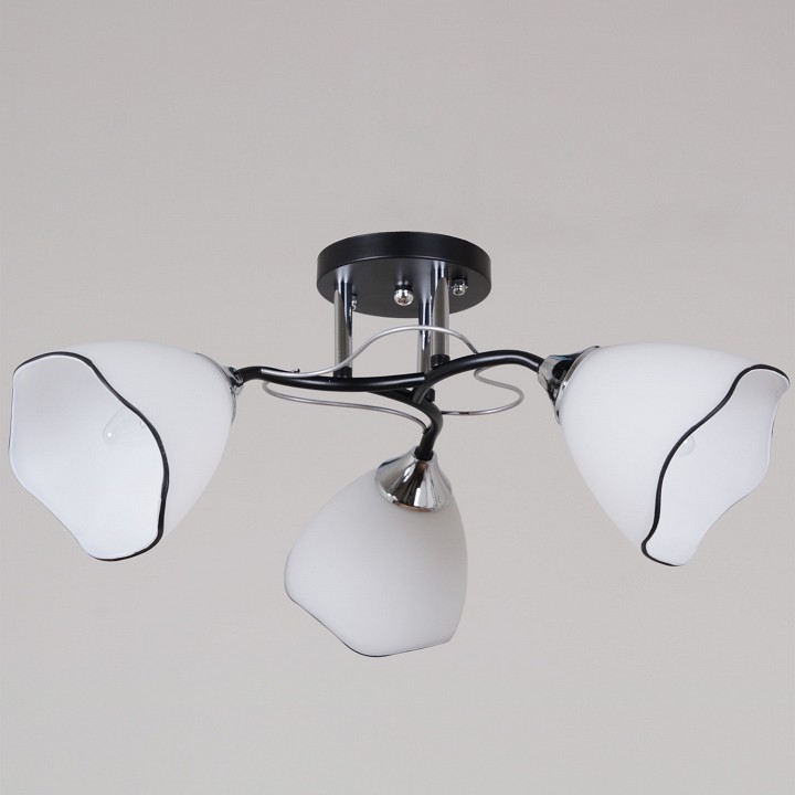 Люстра на штанге  79360-0.3-03 BK+CR