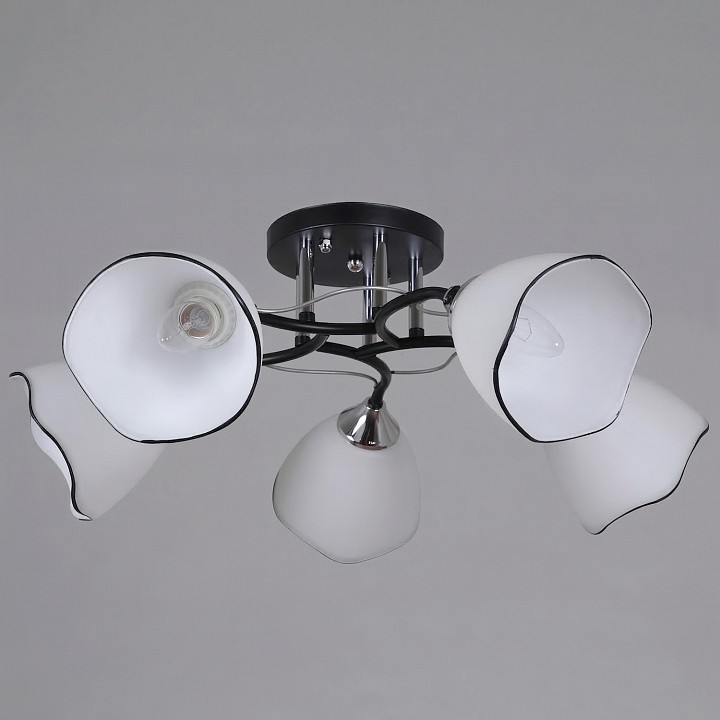 Люстра на штанге  79360-0.3-05 BK+CR