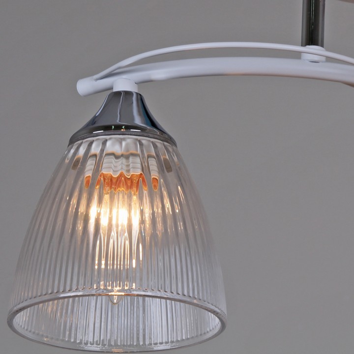 Люстра на штанге De Markt Бремен 3xE27 87360-0.3-03 WH+CR