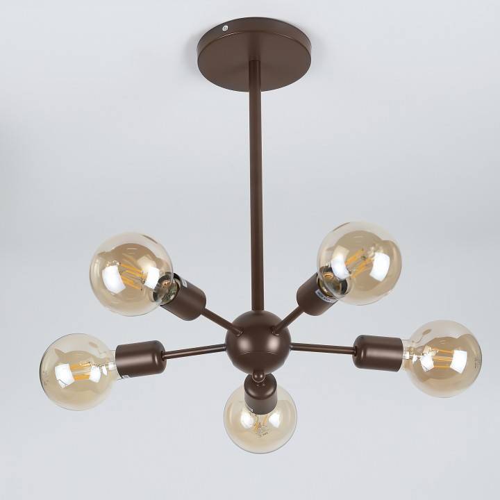 Люстра на штанге Rivoli Grethen 6хE14 40 Вт Б0050841