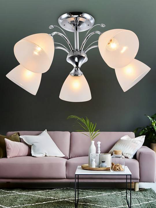 Люстра на штанге Rivoli Liselotte 6хE14 40 Вт Б0051989