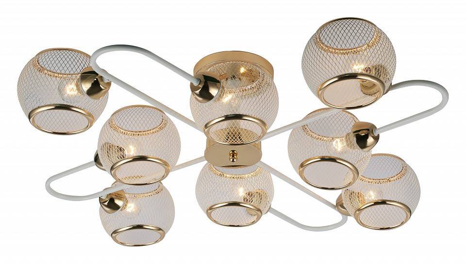 Люстра на штанге Rivoli Mortifera 8хE27 40 Вт Б0054887