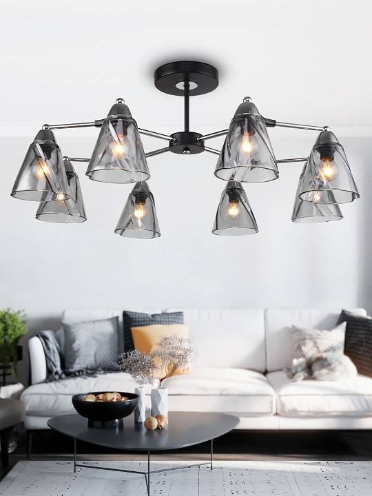 Люстра на штанге Rivoli Connie 8xE14 Б0055487