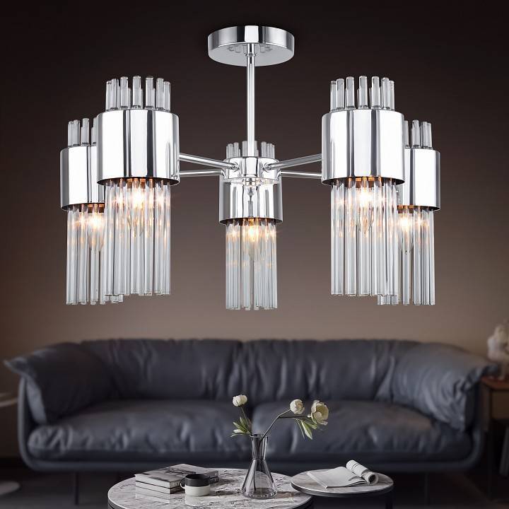 Люстра на штанге Rivoli Deborah 6хE14 40 Вт Б0055524