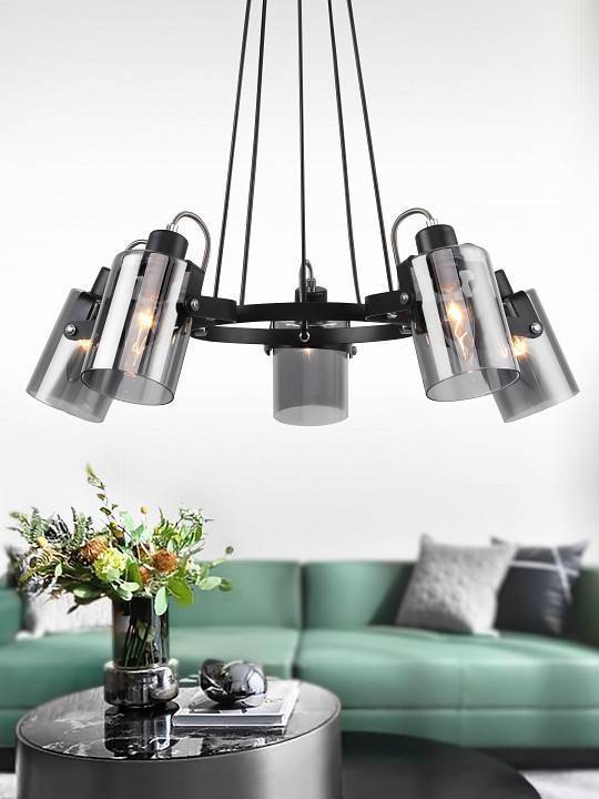 Подвесная люстра Rivoli Davida 6хE14 40 Вт Б0055526