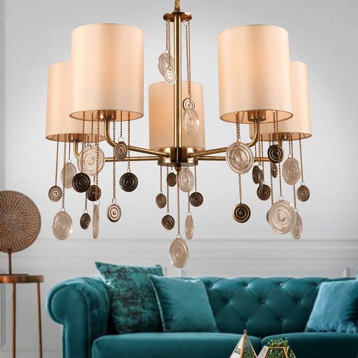 Подвесная люстра Rivoli Ellie 6xE14 40 Вт Б0055633