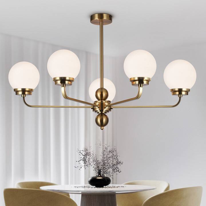 Люстра на штанге Rivoli Gayle 5xE27 40 Вт Б0055657