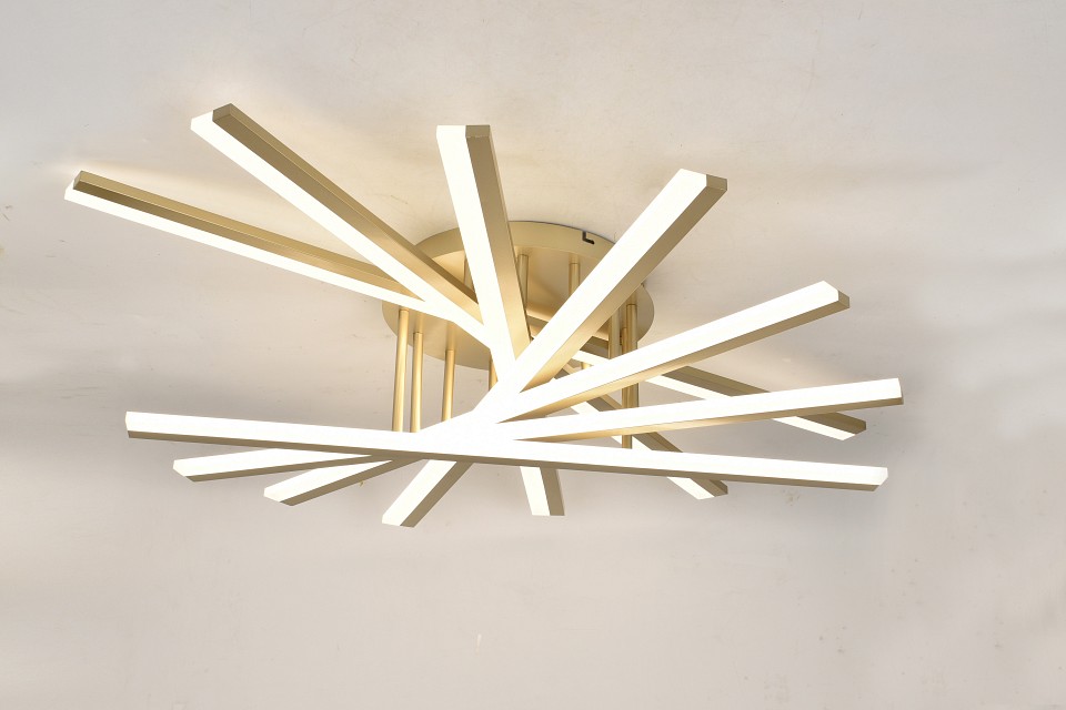 Потолочная люстра Rivoli Cordelia LED 120 Вт 3000-6000 К с пультом ДУ Б0068441