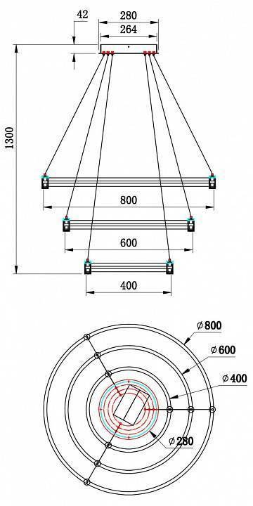 Подвесной светильник Stilfort Tooring 4006/02/03P