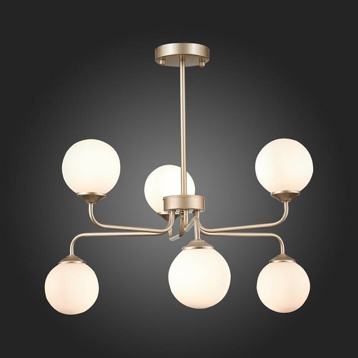 Люстра на штанге ST-Luce Redjino 6 ламп SLE106203-06