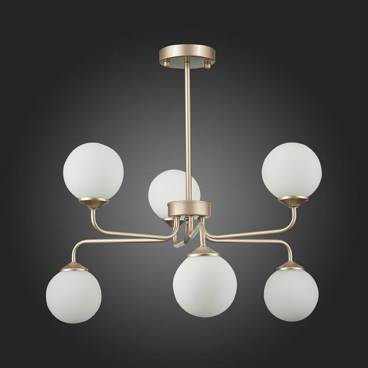 Люстра на штанге ST-Luce Redjino 6 ламп SLE106203-06