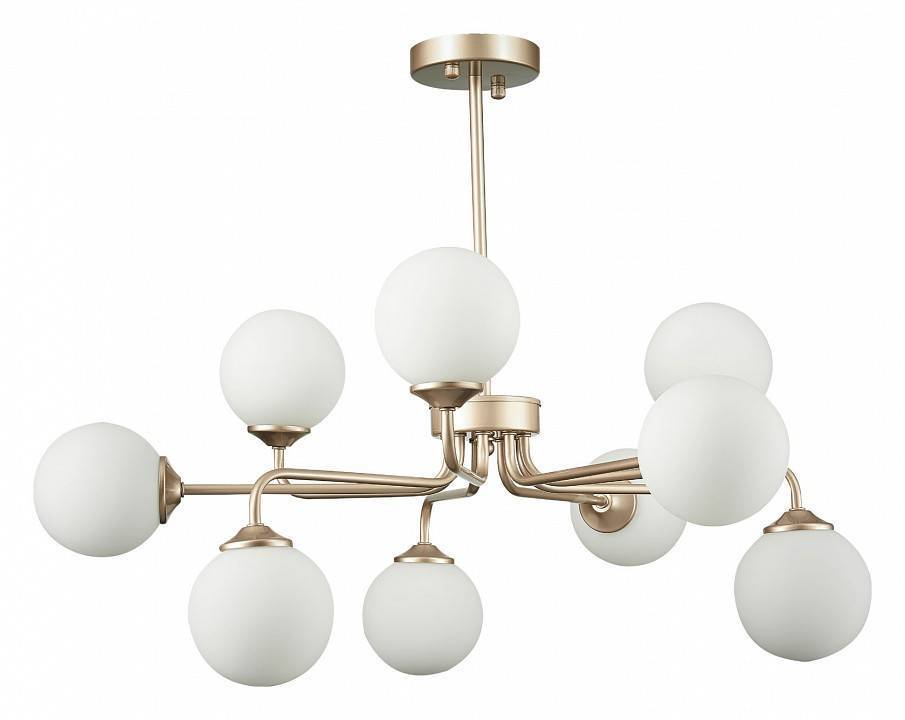 Люстра на штанге ST-Luce Redjino 9 ламп SLE106203-09