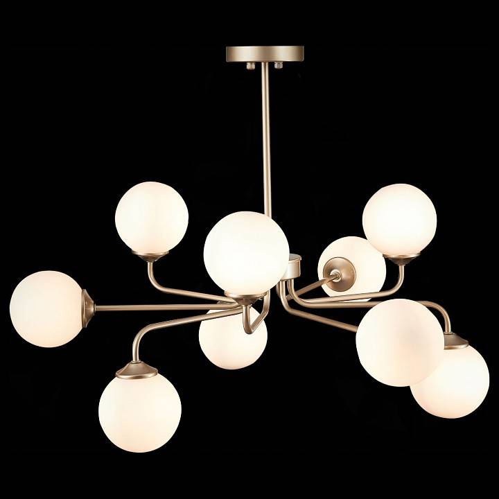 Люстра на штанге ST-Luce Redjino 9 ламп SLE106203-09