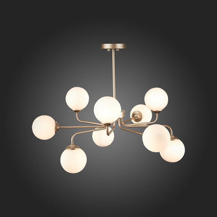 Люстра на штанге ST-Luce Redjino 9 ламп SLE106203-09