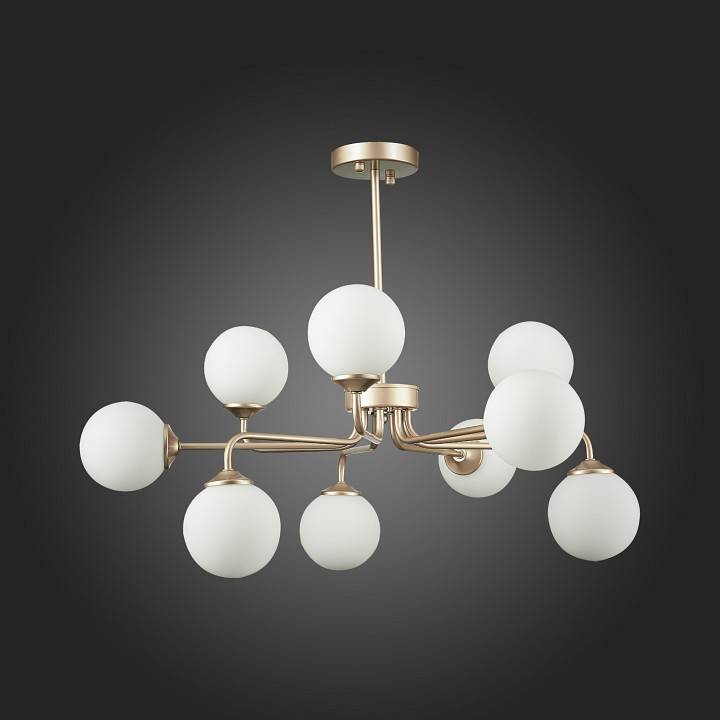 Люстра на штанге ST-Luce Redjino 9 ламп SLE106203-09