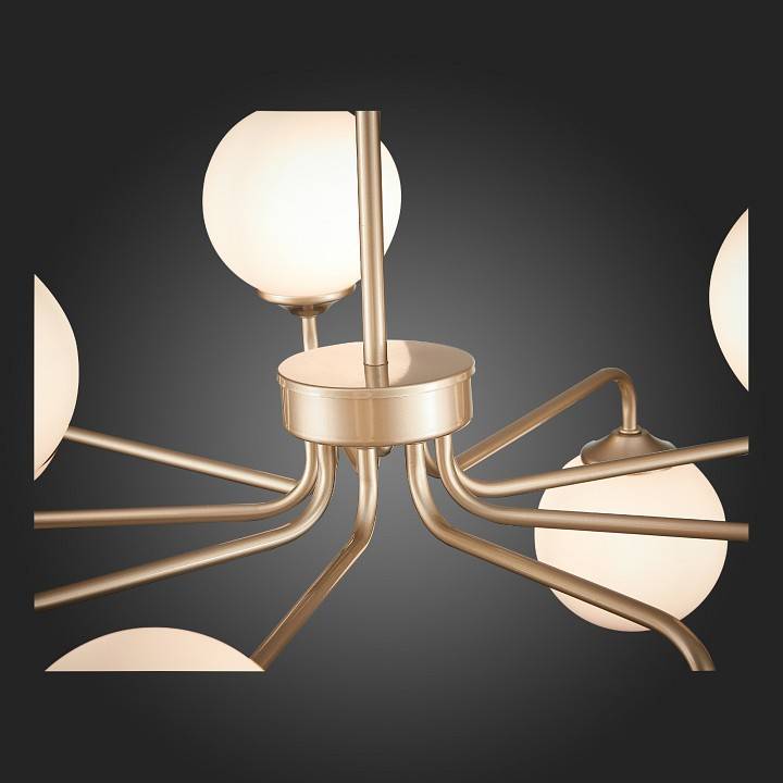 Люстра на штанге ST-Luce Redjino 9 ламп SLE106203-09