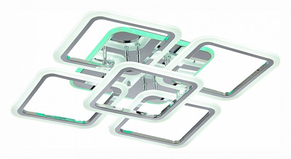 Потолочная светодиодная люстра EVOLED Qutro RGB SLE200412-05RGB