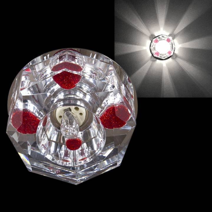 Встраиваемый светильник Sneha  7091/H G9 CR+RD