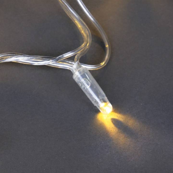 Гирлянда нить Sneha A-047C 200 LED 20 м IP44 теплый белый свет с мерцанием A-047C WW/WT FLASH