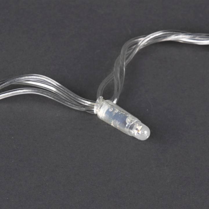 Гирлянда нить Sneha A-047C 200 LED 20 м IP44 теплый белый свет с мерцанием A-047C WW/WT FLASH