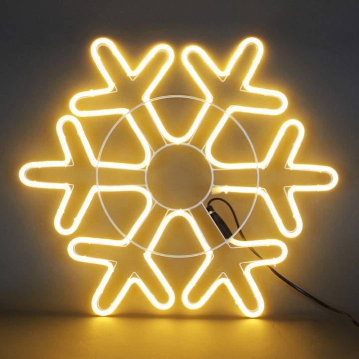 Снежинка световая Sneha  A-942 WW/W